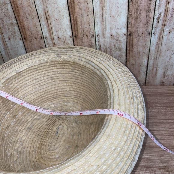 Men’s Straw Hat with leather band/NWOT - Picture 3 of 3